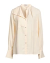 Jil Sander Woman Shirt Ivory Size 8 Viscose In White