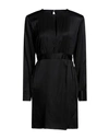 Kaos Jeans Woman Mini Dress Black Size 10 Viscose In Black