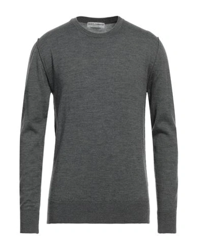 Dolce & Gabbana Man Sweater Grey Size 44 Virgin Wool