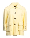 Rochas Woman Blazer Pastel Yellow Size 4 Viscose, Polyester In Yellow