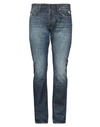 14bros Man Denim Pants Blue Size 33 Cotton In Blue