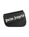 PALM ANGELS PALM ANGELS WOMAN SHOULDER BAG BLACK SIZE - CALFSKIN