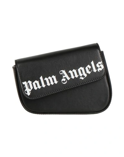 Palm Angels Woman Shoulder Bag Black Size - Calfskin