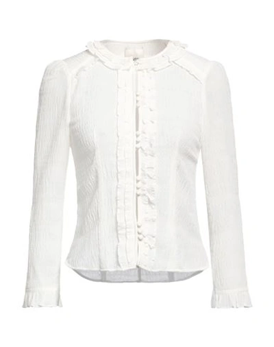 Isabel Marant Woman Shirt White Size 8 Polyester, Elastane