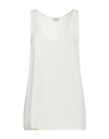 Etro Woman Top Ivory Size 8 Silk In White