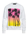 Dsquared2 Palm Tree-print Sweatshirt In White