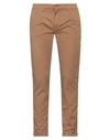 Grey Daniele Alessandrini Man Pants Camel Size 33 Cotton, Elastane In Beige