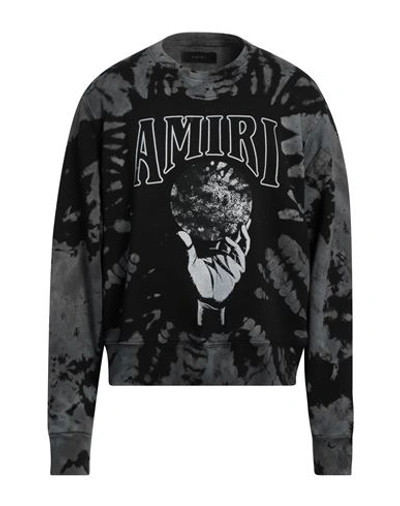 Amiri Man Sweatshirt Black Size Xl Cotton