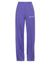 Palm Angels Woman Pants Purple Size 8 Polyester, Recycled Polyester