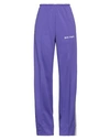Palm Angels Woman Pants Purple Size 4 Polyester, Recycled Polyester