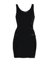 Versace Woman Mini Dress Black Size 12 Viscose, Polyester In Black