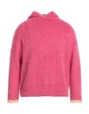 Bonsai Man Sweater Fuchsia Size M Mohair Wool, Polyamide, Wool In Pink