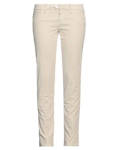 Jacob Cohёn Woman Pants Beige Size 31 Cotton, Elastane In Beige