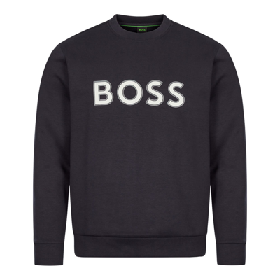 Hugo Boss Salbo 1 Sweatshirt In Navy