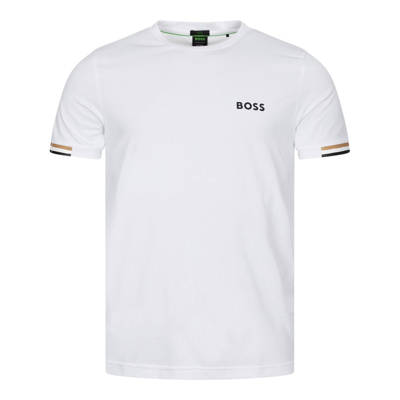 Hugo Boss Waffle T-shirt In White