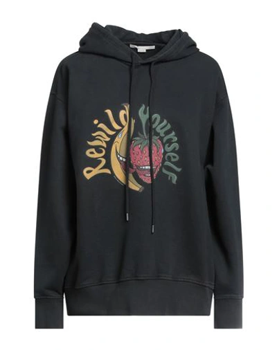 Stella Mccartney Woman Sweatshirt Charcoal Size 4-6 Paper, Elastane In Grey