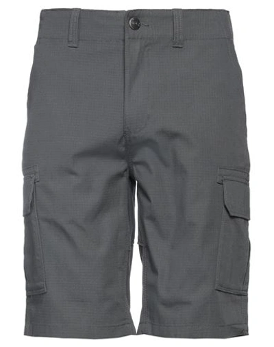 Dickies Man Shorts & Bermuda Shorts Lead Size 33 Cotton In Grey