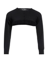 Dolce & Gabbana Black Viscose Blend Cardigan In Black
