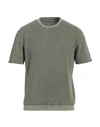 Daniele Fiesoli Man Sweatshirt Military Green Size S Cotton