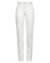 Maison Margiela Woman Pants Off White Size 28 Cotton In Off White