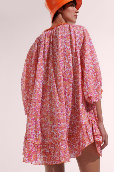 Poupette St Barth Poncho Nava In Pink