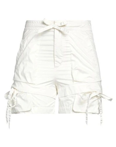 Isabel Marant Woman Shorts & Bermuda Shorts White Size 4 Viscose, Cotton, Silk, Elastane