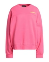 Dsquared2 Woman Sweatshirt Magenta Size Xs Cotton, Elastane In Pink