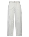 Maison Margiela Woman Pants Off White Size 30 Cotton In Off White