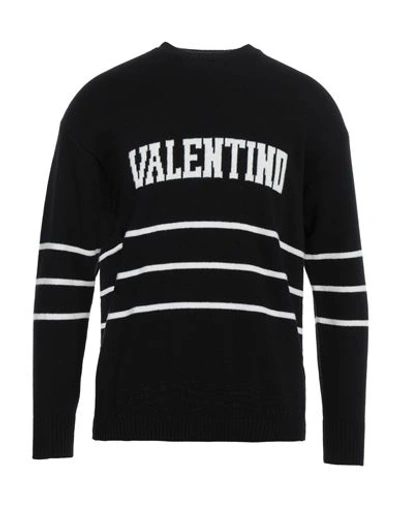 Valentino Garavani Man Sweater Black Size Xl Virgin Wool