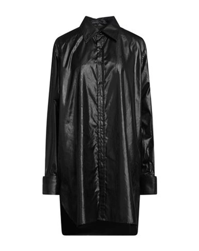 Maison Margiela Woman Shirt Black Size 8 Polyester