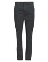Dondup Man Pants Lead Size 34 Cotton, Elastane In Grey