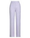 Victoria Beckham Woman Pants Lilac Size 10 Viscose, Virgin Wool In Purple