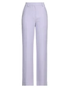 Victoria Beckham Woman Pants Lilac Size 6 Viscose, Virgin Wool In Purple