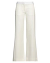 Victoria Beckham Viscose Pants In White