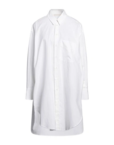 Palm Angels Woman Shirt White Size 4 Cotton