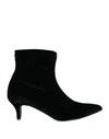 Marenè Woman Ankle Boots Black Size 11 Textile Fibers