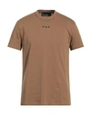 Neil Barrett Man T-shirt Brown Size Xxl Cotton