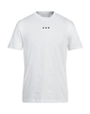 Neil Barrett Man T-shirt White Size Xl Cotton