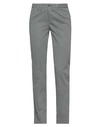 Pt Torino Woman Pants Grey Size 2 Cotton, Elastane In Grey