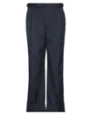 THOM BROWNE THOM BROWNE MAN PANTS NAVY BLUE SIZE 2 POLYESTER, COTTON