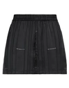 GIVENCHY GIVENCHY WOMAN SHORTS & BERMUDA SHORTS BLACK SIZE 4 VISCOSE, POLYESTER