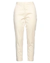 ALESSIA SANTI ALESSIA SANTI WOMAN PANTS BEIGE SIZE 28 LYOCELL, COTTON, ELASTANE