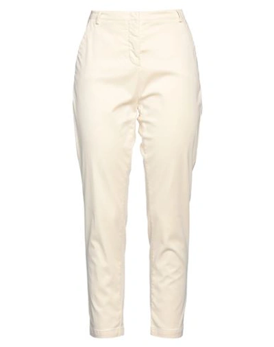 Alessia Santi Woman Pants Beige Size 28 Lyocell, Cotton, Elastane