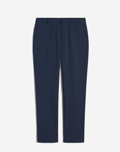 Dunhill Tropical Wool Travel Trousers In Blue