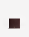 Dunhill Duke Fine Leather 8cc Billfold In Red