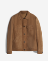 DUNHILL SUEDE TAILORED BLOUSON