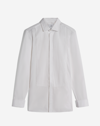 DUNHILL COTTON PLEATED FRONT EVENING SHIRT