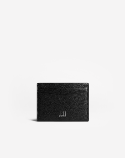 Dunhill Duke Fine Leather Card Case In Black