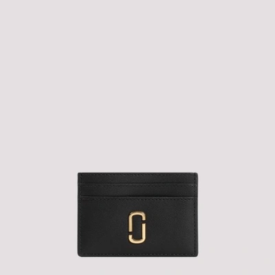 Marc Jacobs Logo Plaque Card Case In Black