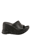 Givenchy Marshmallow Black Wedges In Black